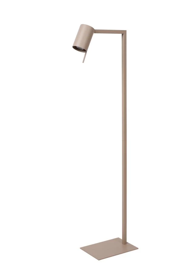 Lucide LESLEY - Floor reading lamp - 1xGU10 - Taupe - turned off